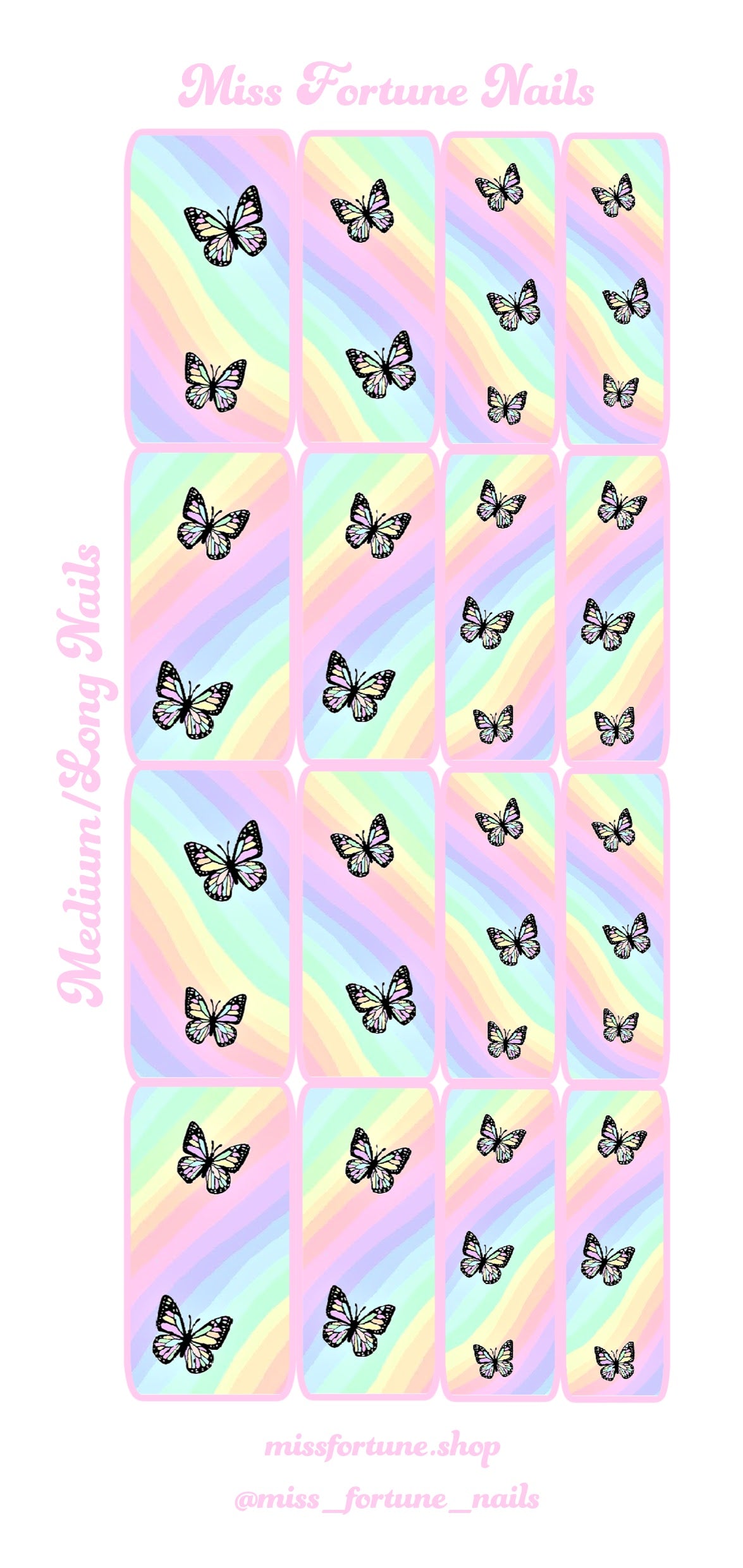 Butterfly Tie-Dye Decals ♡