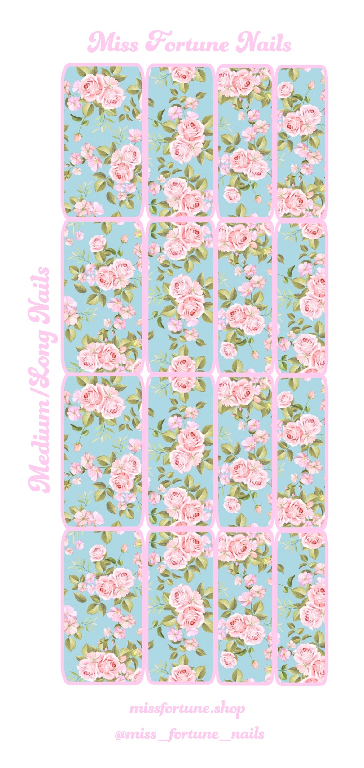 Flower Print 6 Decals ♡