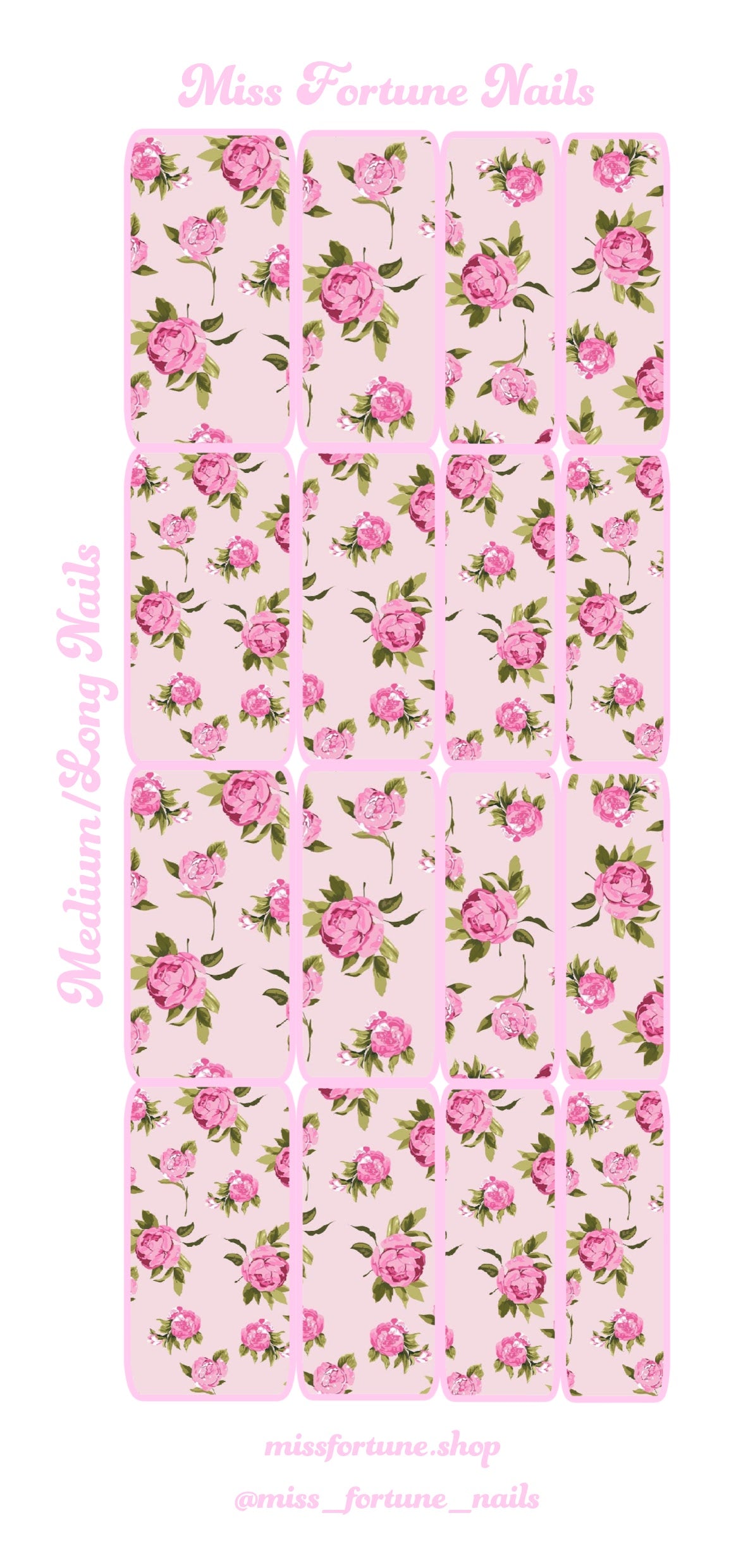 Flower Print 7 Decals ♡