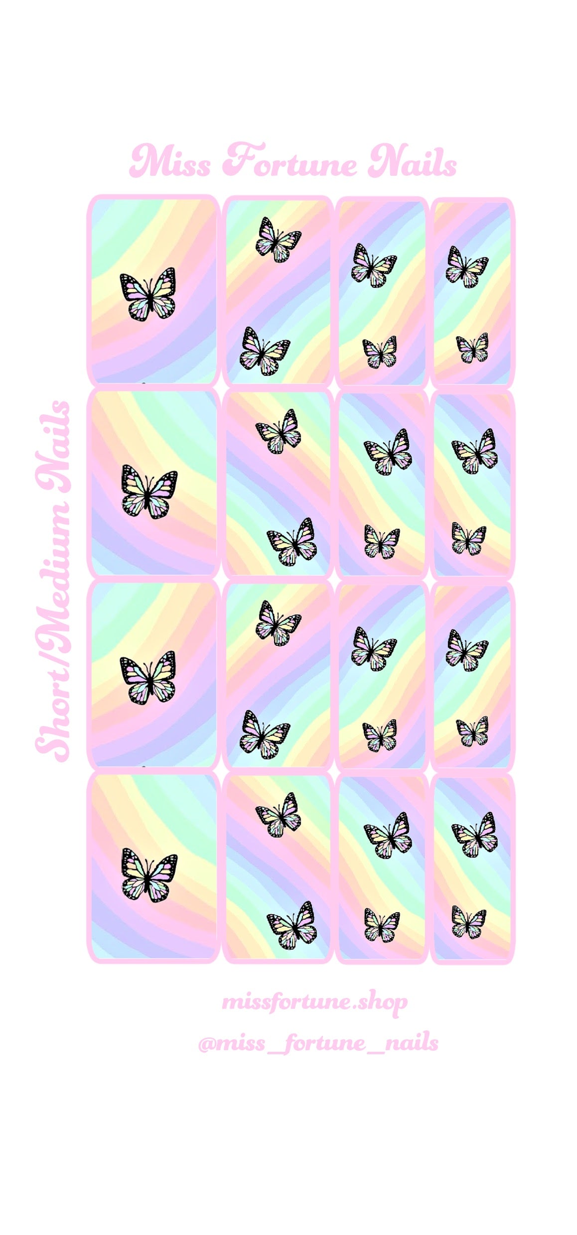 Butterfly Tie-Dye Decals ♡