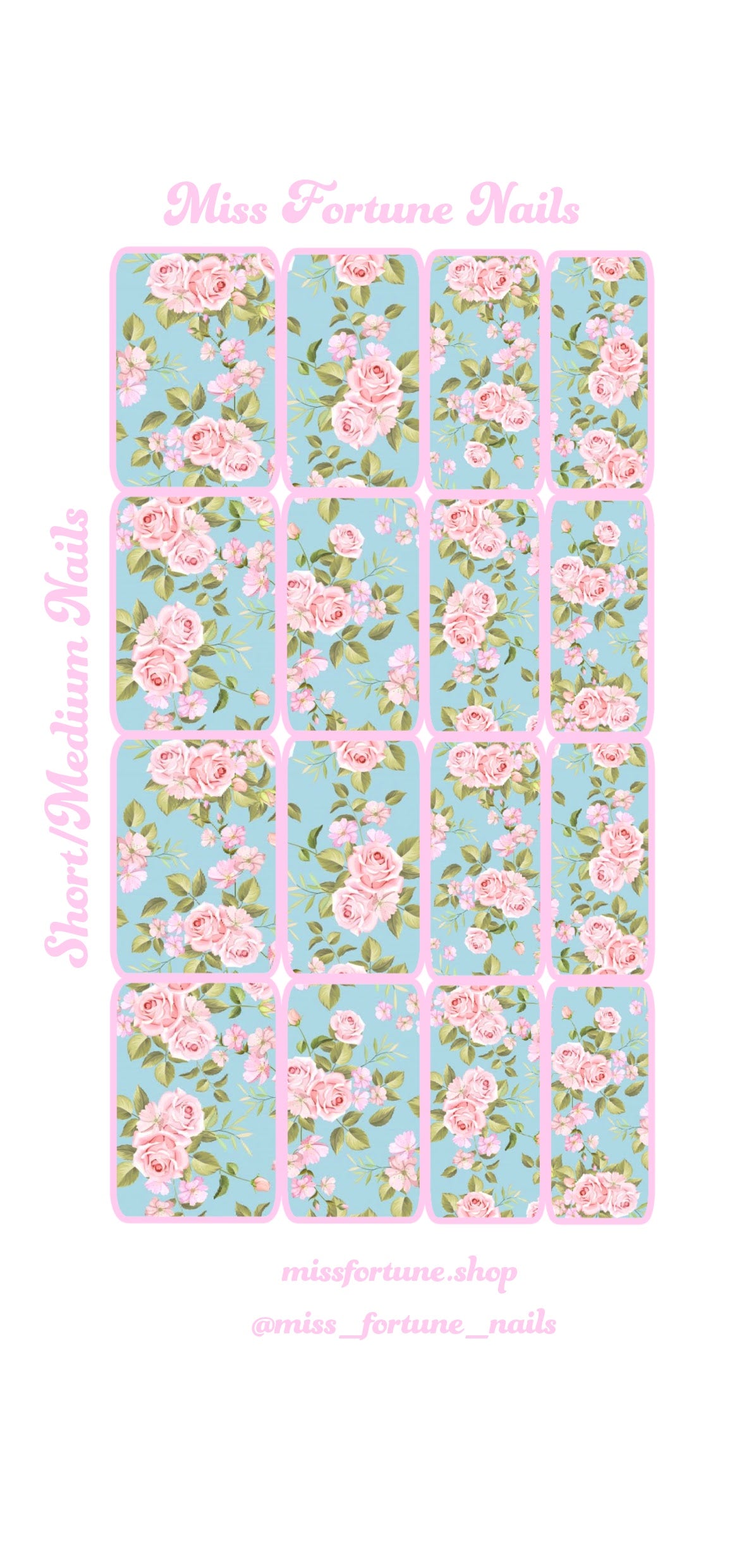Flower Print 6 Decals ♡