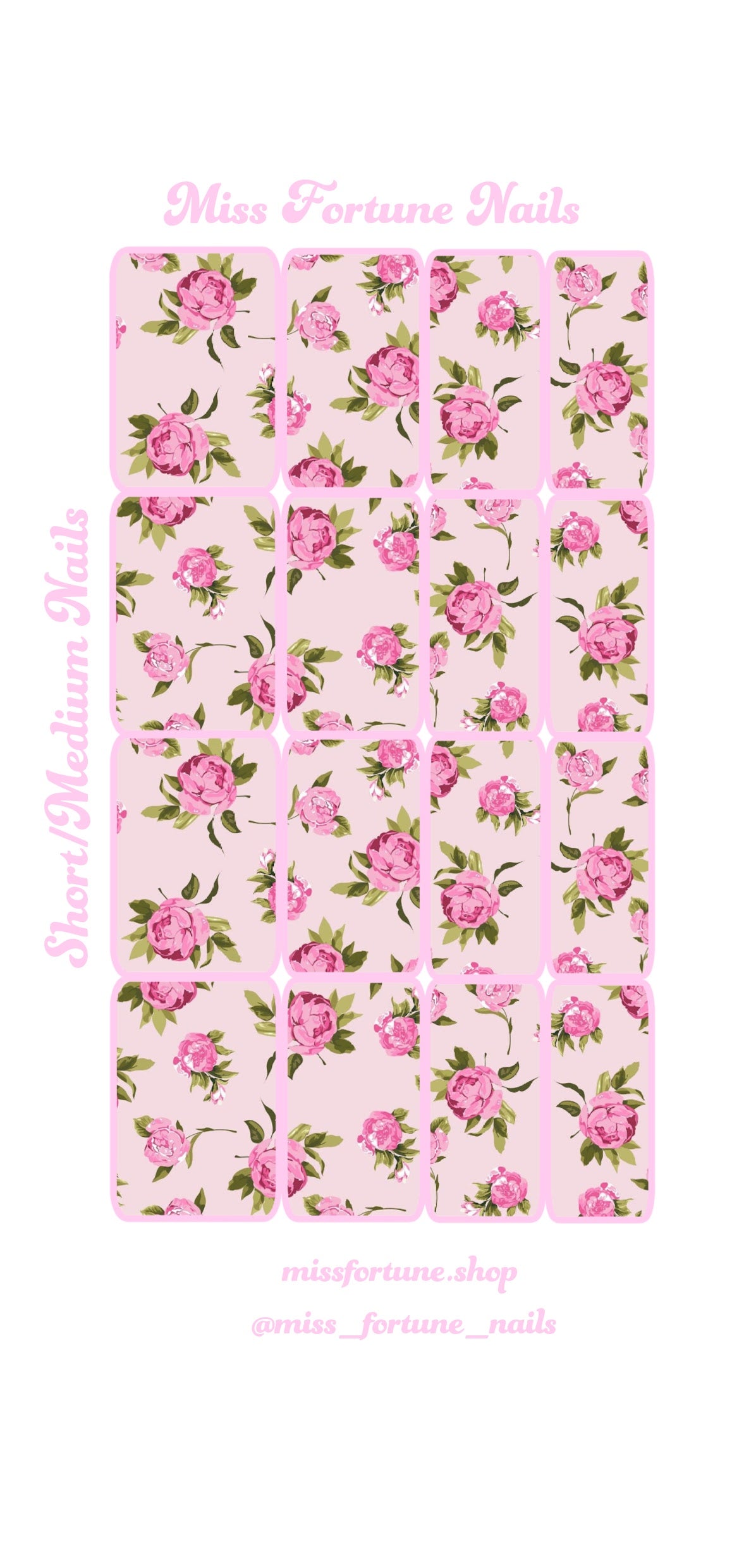 Flower Print 7 Decals ♡