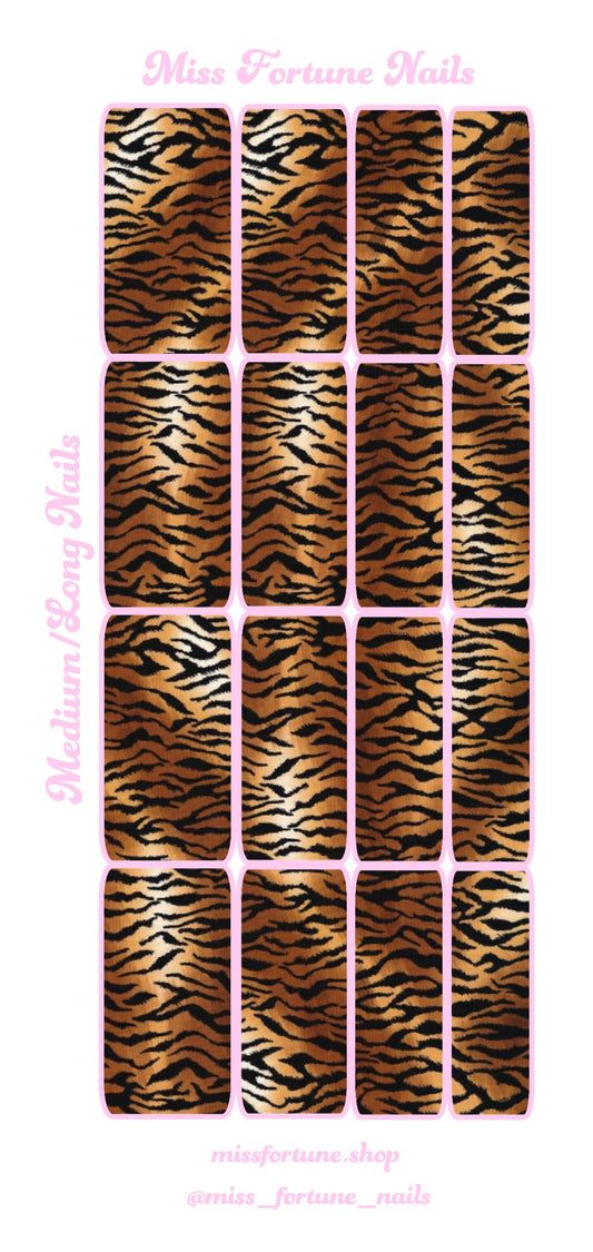 Tiger Print Decals ♡