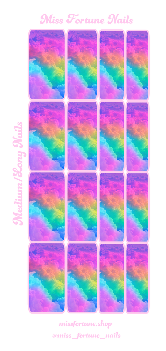 Rainbow Clouds DECALS ♡