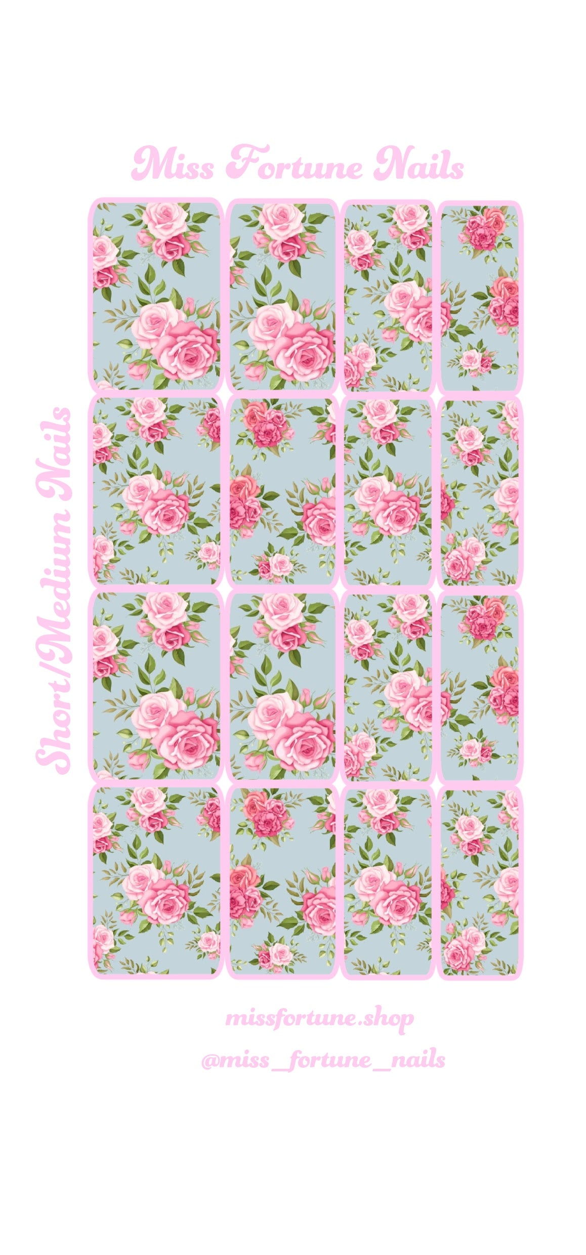 Flower Print 4 Decals ♡