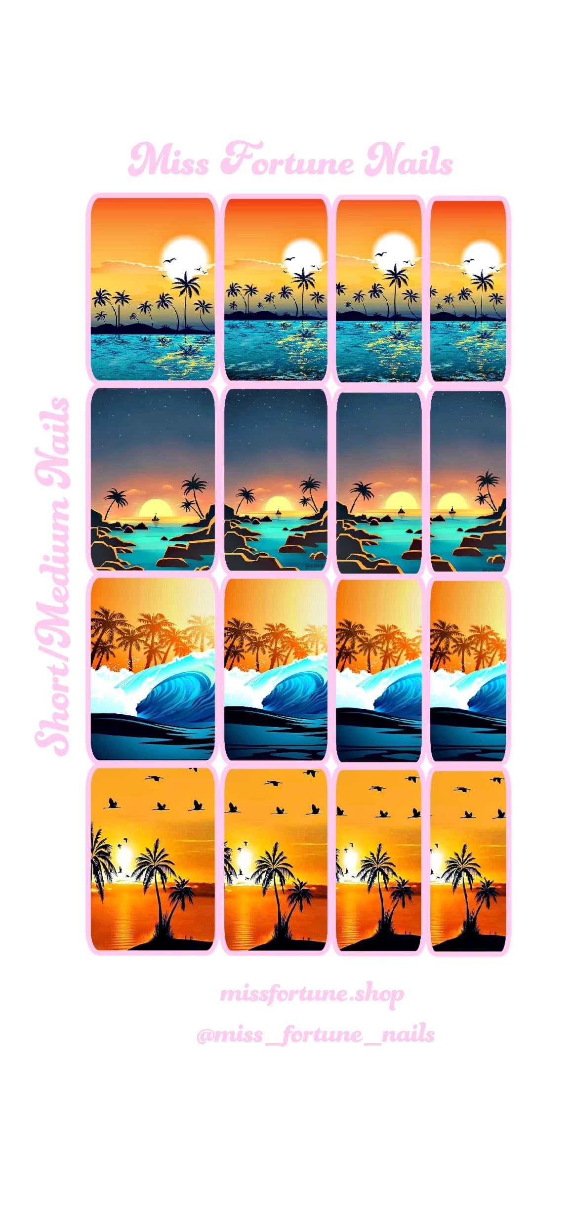 Summer Sunsets 2 Decals ♡