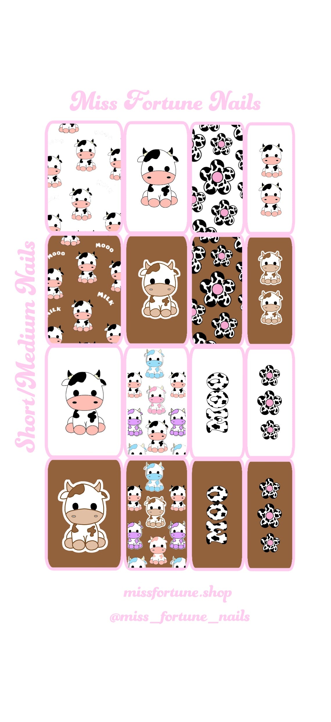 Cow Obsession 3 Decals ♡