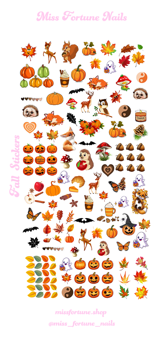 Fall CLEAR Decals ♡